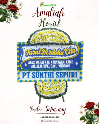 Papan Bunga Duka di Ngabang