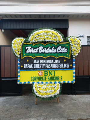Papan Bunga Duka di Ngabang