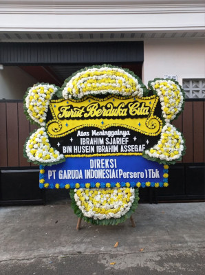 Papan Bunga Duka di Ngabang