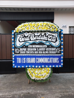 Papan Bunga Duka di Ngabang